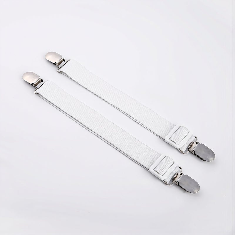 Multi Scene Sheet Holders 2 Pack Adjustable Straps For Bed Sofa Table Tent - Image 3
