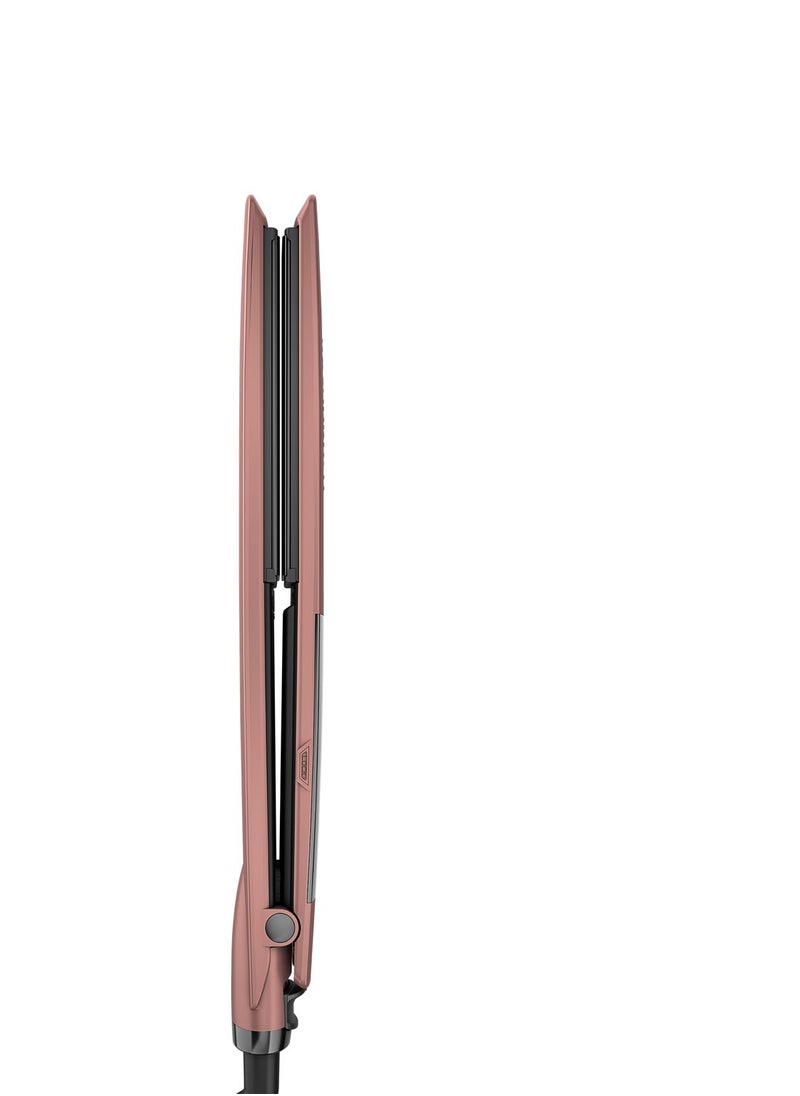 Rush Brush - X2 Ultra Straightener Rose Gold 240C , 12 Heat Level , Ionic Tech - Image 1