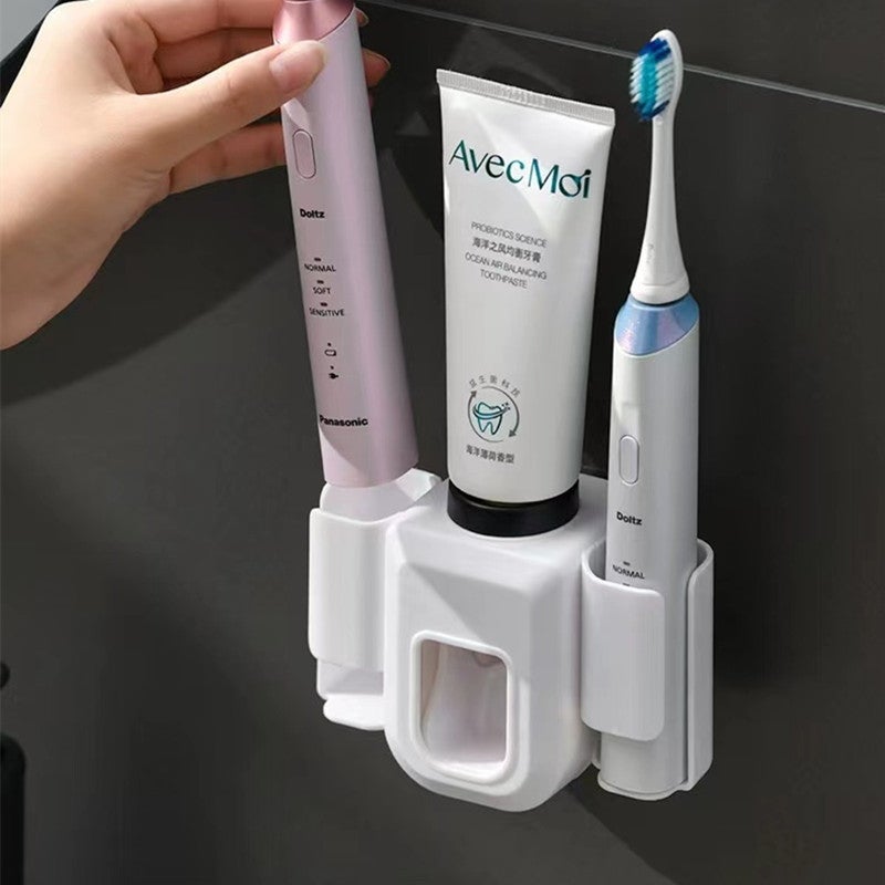 Automatic Toothpaste Dispenser Wall-Mount Set 7015 [white]] 
