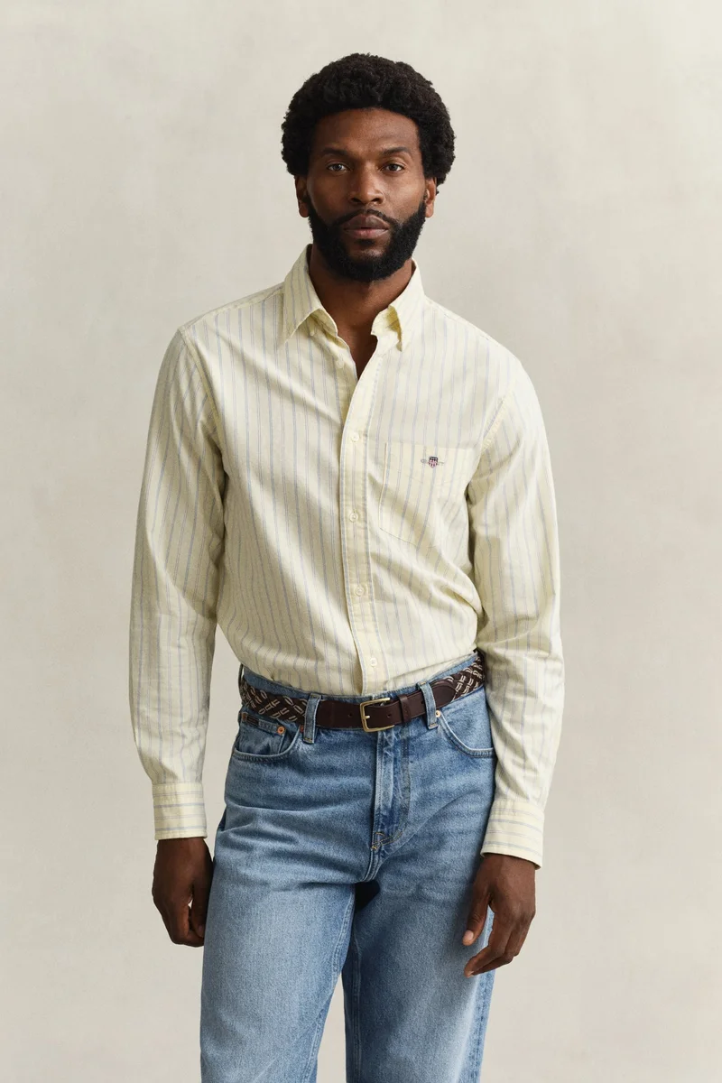 GANT Regular Classic Oxford Stripe Shirt
