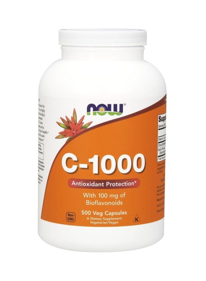 Now Foods C-1000 Antioxidant Protection 100mg - 500 Veg Capsules - Image 1
