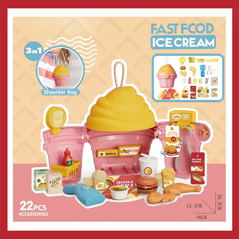 Kidsren'S Kitchen Tableware Juice Cup Barbecue Dessert Set Makeup Tools Play House Diy Educational Toys - Image 1