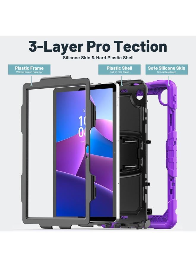 S-TOP Case For Lenovo Tab 10.1 TB-311XU/FU Silicone Hydric PC Tablet Case with Shoulder Strap & Holder - Image 3