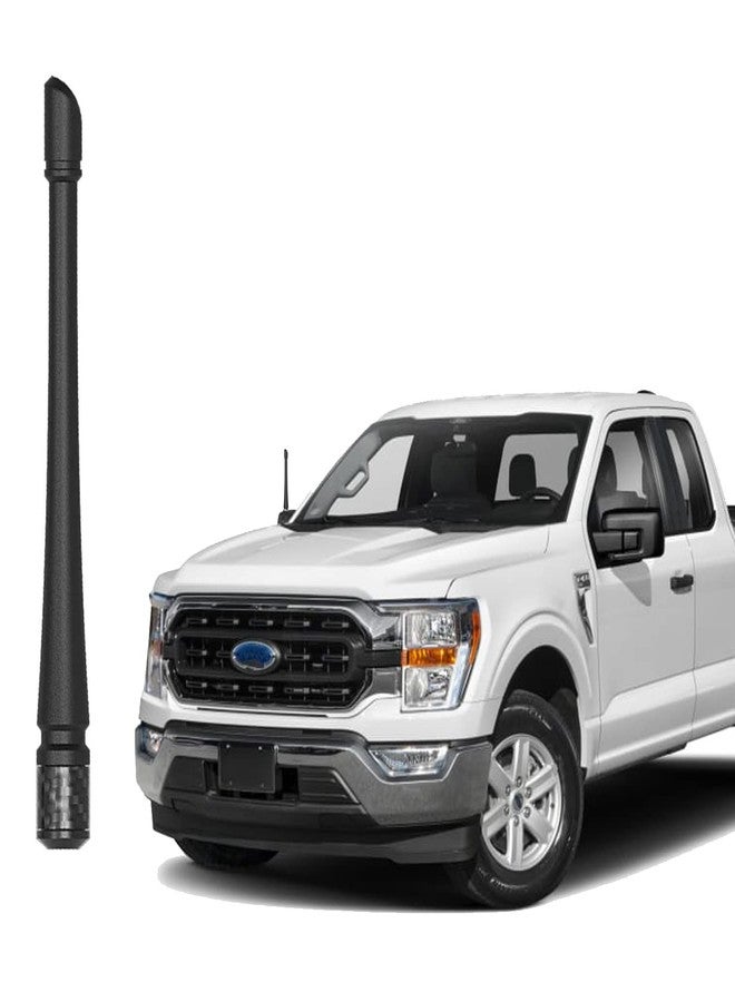 GZSH Antennas for Ford F150 (2009-2024) 7 Inch Rubber Antenna Replacement Car Wash-Proof Radio Antenna Truck Antenna Ford F150 Accessories Carbon Fiber Stubby Antenna - Image 1