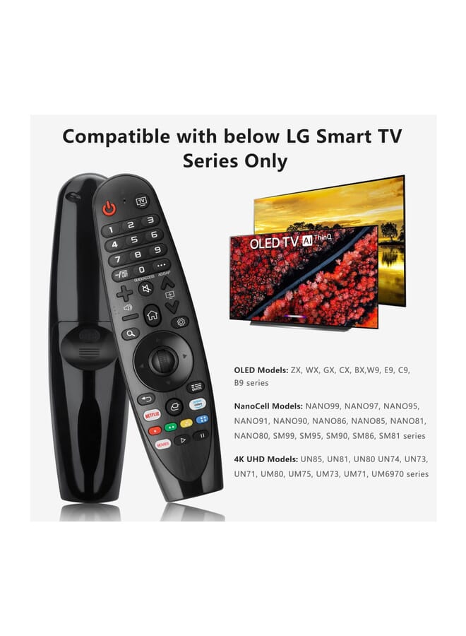 Anmi Replacement Remote Control For Lg Smart Tv With Wheel Function An-Mr20Ga Compatible With An-Mr19Ba An-Mr18Ba No Voice Function - Image 2