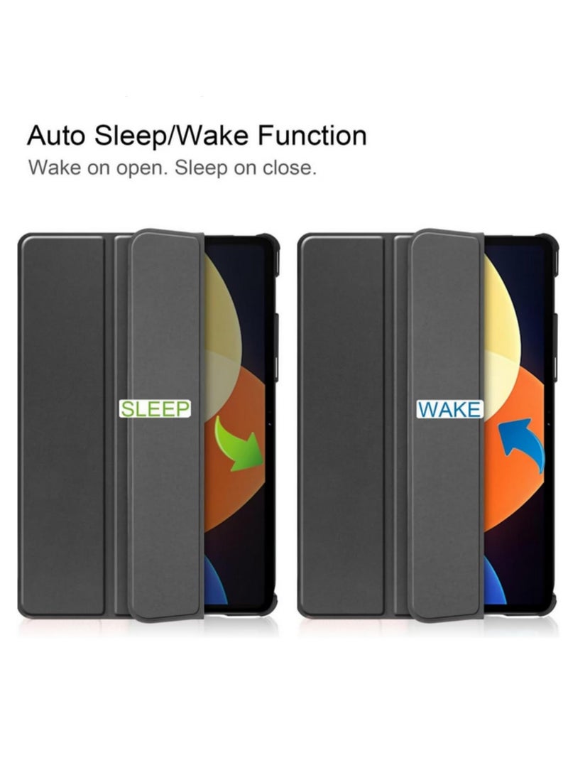 1pcs Slim Stand Protective Cover for Samsung Galaxy Tab S10 Ultra 14.6 inch Released 2024 with S Pen Holder Auto Wake Sleep Funda For SM-X910 Black - Image 2