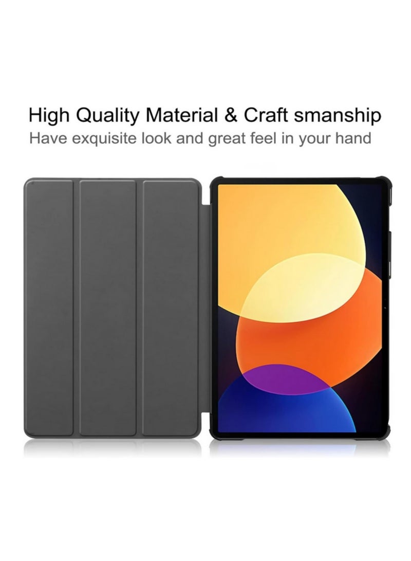 1pcs Slim Stand Protective Cover for Samsung Galaxy Tab S10 Ultra 14.6 inch Released 2024 with S Pen Holder Auto Wake Sleep Funda For SM-X910 Black - Image 3