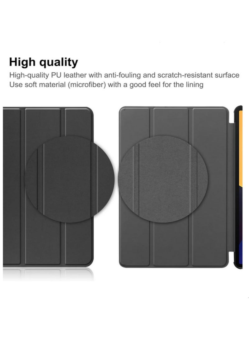 1pcs Slim Stand Protective Cover for Samsung Galaxy Tab S10 Ultra 14.6 inch Released 2024 with S Pen Holder Auto Wake Sleep Funda For SM-X910 Black - Image 5