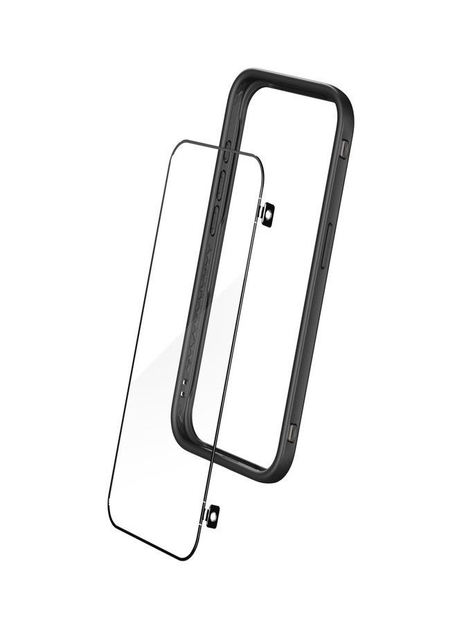 RHINOSHIELD RhinoBuff FPS Precision Kit Compatible with [iPhone 15 Pro Max] | Gaming Controller Bumper Case with Matte Screen Protector, Sensor Button for PUBG, Optimal Ventilation - Black - Image 1