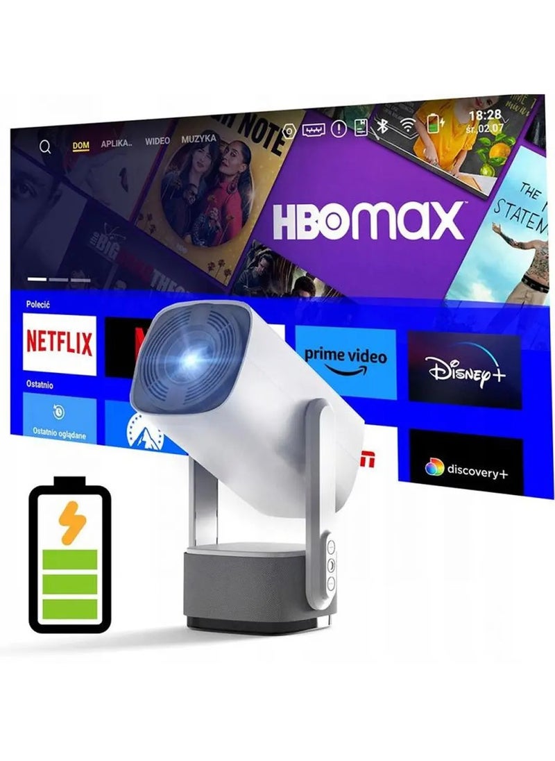 Rabos - Pan Tilt Lamp Rechargable Projector- 4k 5Ghz Wifi - Image 1
