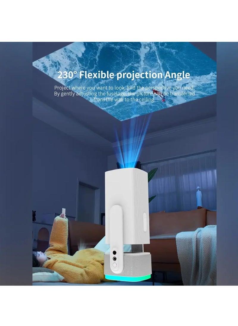 Rabos - Pan Tilt Lamp Rechargable Projector- 4k 5Ghz Wifi - Image 1