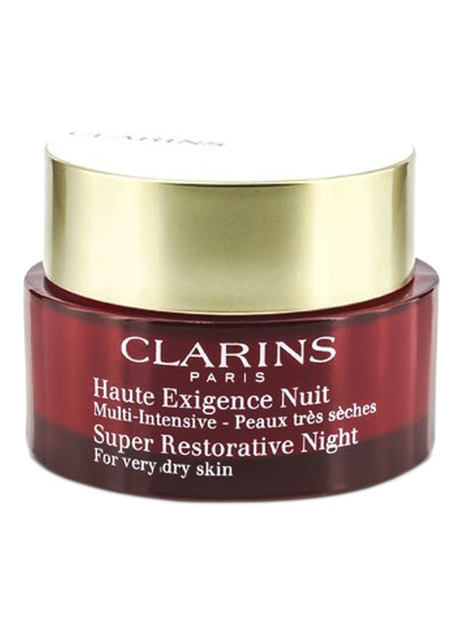 CLARINS Super Restorative Night Age Spot Correcting Replenishing Cream 50ml - Image 1