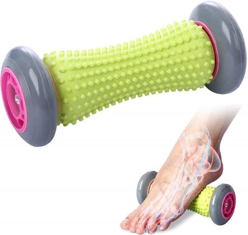 Bodylastics Foot Massage Roller for Plantar Fasciitis Pain Relief Ergonomic Designed for Reflexology Deep Tissue Muscle Revovery for Total Body (Foot Roller) - Image 1