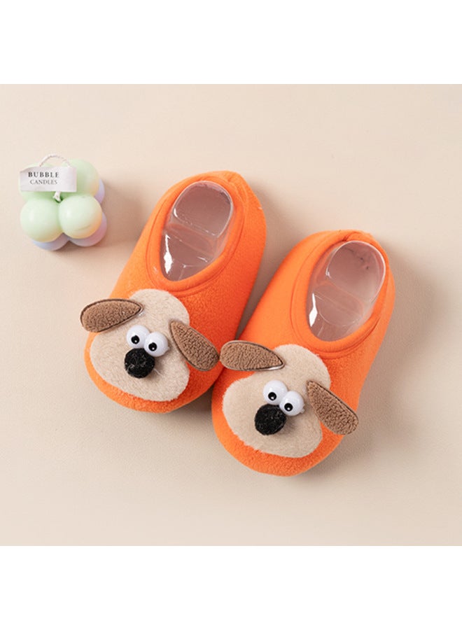 Thickened Cute Puppy Baby Floor Socks Non-slip Soft Bottom Cartoon Early Childhood Education Baby Shoes Baby Toddler Shoes Socks Cover