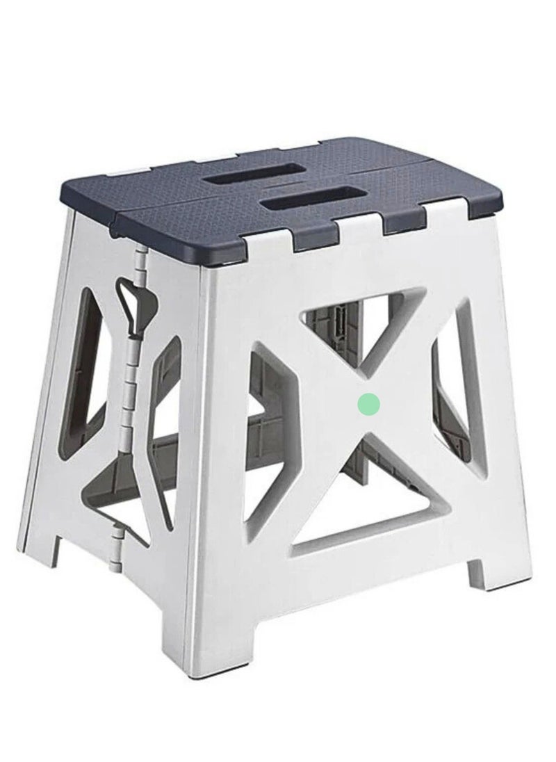 VIO Folding Step Stool 13.4 Inch 34 CM Strong Foldable Heavy Duty Stool Compact Space Saving Non Slip Folding Camping Seat Lightweight Space Saving Step Stool Plastic Stool for Kitchen Home Office Bathroom Stool for Adults Withstands Up To 300 LBS Stool for Kids Backyard Outdoor Picnic Beach Hiking Fishing  - Image 5