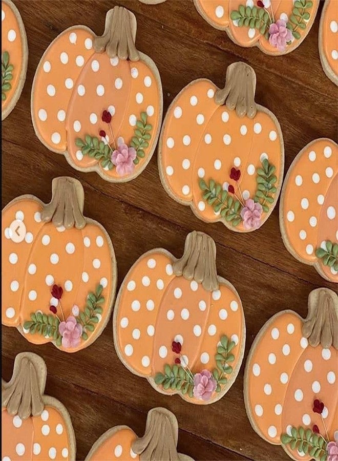 Q-BAKER 3 PCS Fall Pumpkin Cookie Cutters, 3.85", 3.2", 2.25"Halloween Thanksgiving Cookie Cutters for Harvest Holiday Decoration Party Supplies - Image 4