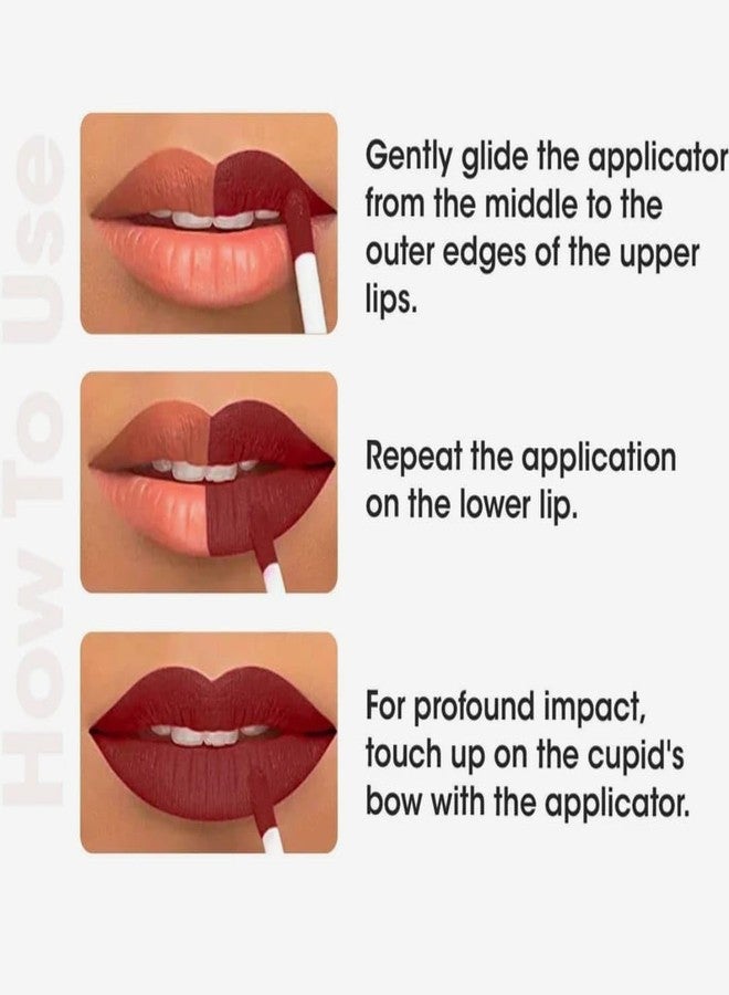 في سمارت مجموعة أحمر شفاه VSmart Super Color Matte - عبوة من 10 قطع، لون مخملي مطفي عالي الصبغة، يدوم طويلاً ومقاوم للماء، مع علبة أنيقة بتصميم هندسي مميز. - Image 4