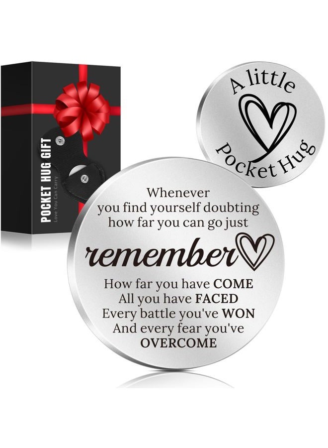 LAGERFEY Valentines Day Keychain Gifts for Him Men - Valentines Gifts for Him, Pocket Hug Token, Valentine's Day Inspirational Gift for Husband wife - Anniversary Birthday Gift for Boyfriend, Girlfriend - Image 1