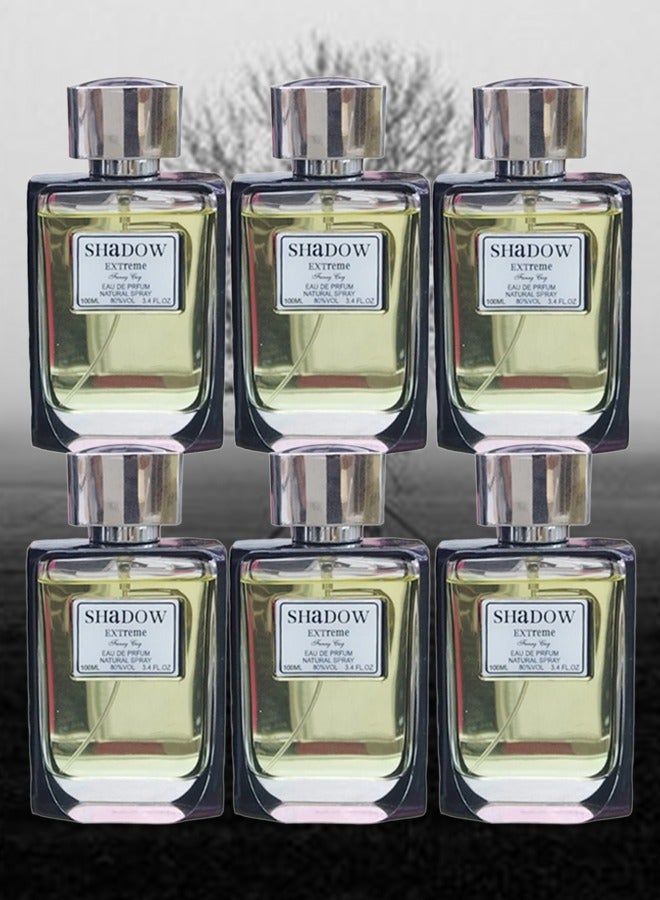 Extreme 6 Pieces Shadow Extreme Perfume 100ml EDP - Image 1
