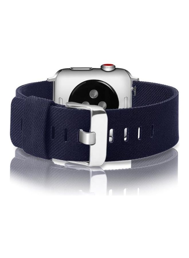 NIBEMINENT Ethnic Replacement Watchband For Apple Watch Series 1/2/3/4/5/6/7/SE 38/40/41mm Blue - Image 5