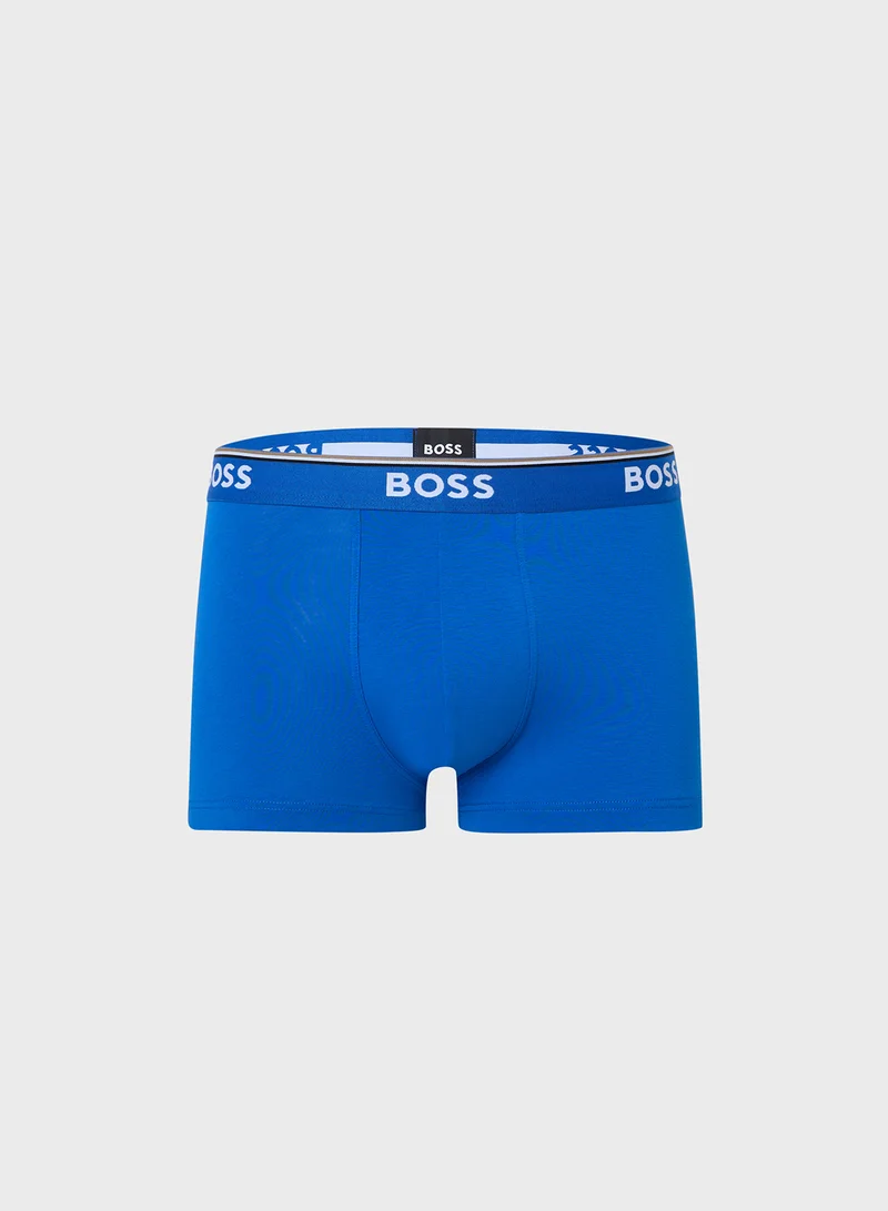 بوس 3 Pack Logo Band Trunks