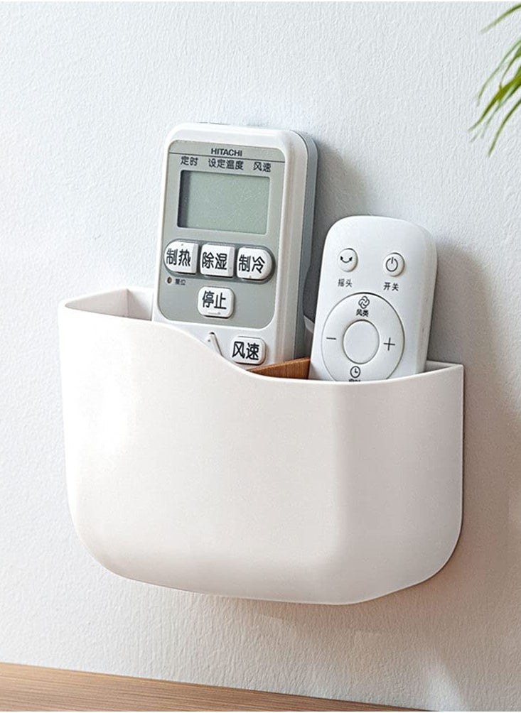 Anmi 2 PCS Remote Control Holder,TV Remote Holder Wall Mount With Self Adhesive, Remote Control Shelving for Home Office Desk  - Image 2