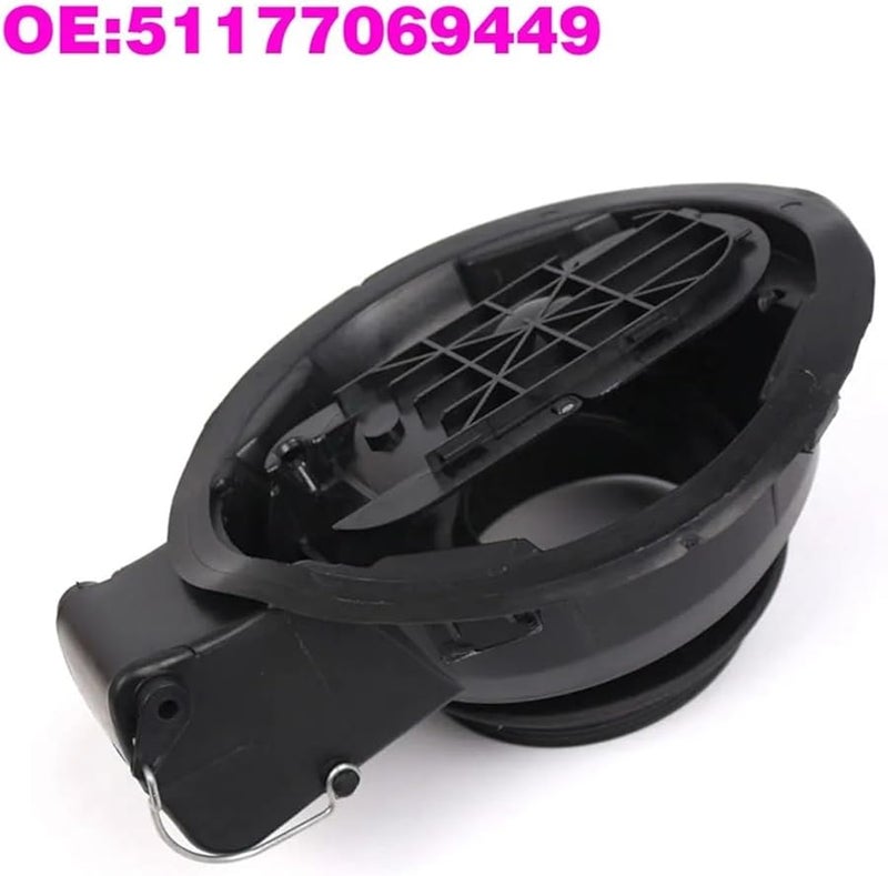 غطاء مفصل فتحة تعبئة الوقود لسيارة بي إم دبليو سلسلة 1 موديل E81 E87 باللون الأسود 2004-2012 رقم القطعة 51177069449 - Image 3