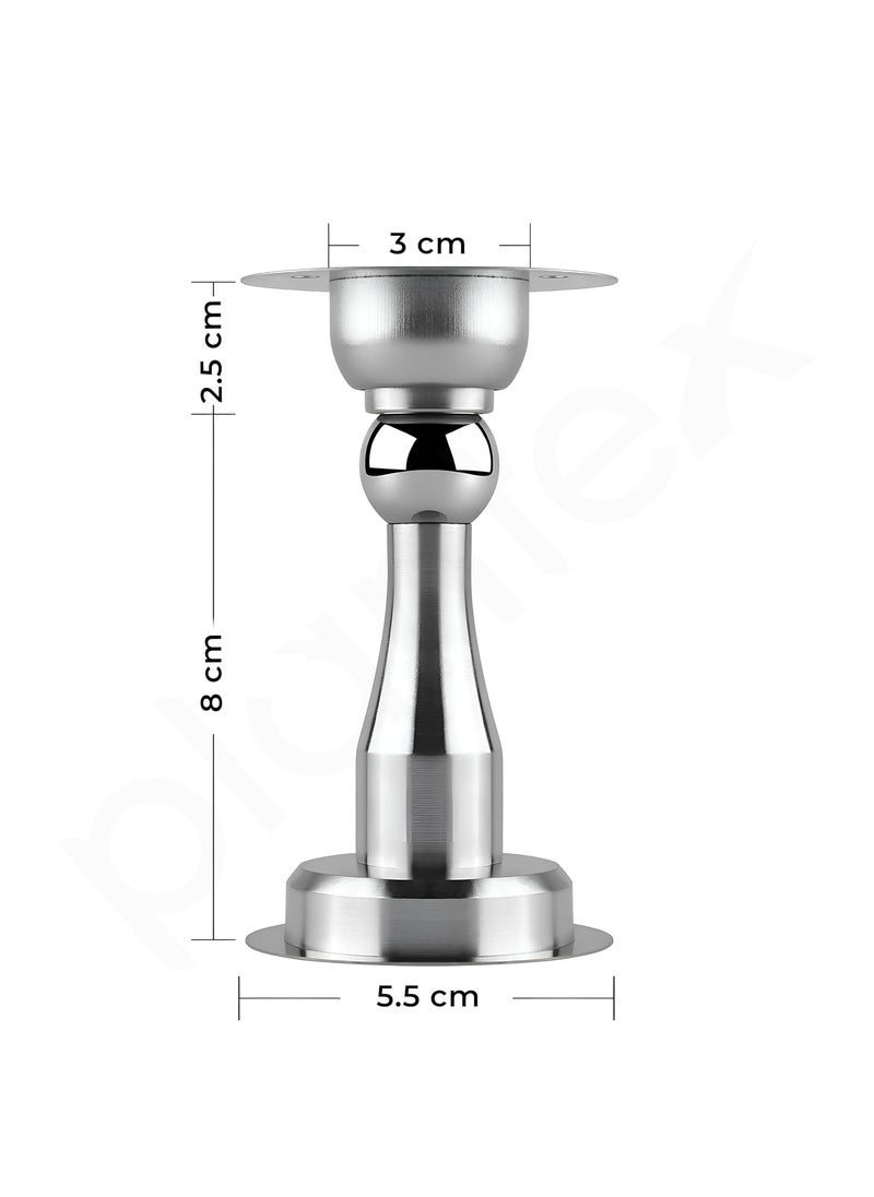 plantex Plantex Drill Free Home Stopper4 inch Self Adhesive Door Magnet for HomeDoor Holder for Main DoorDoor Magnet Stopper for OfficeHotelHome Matt  - Image 2