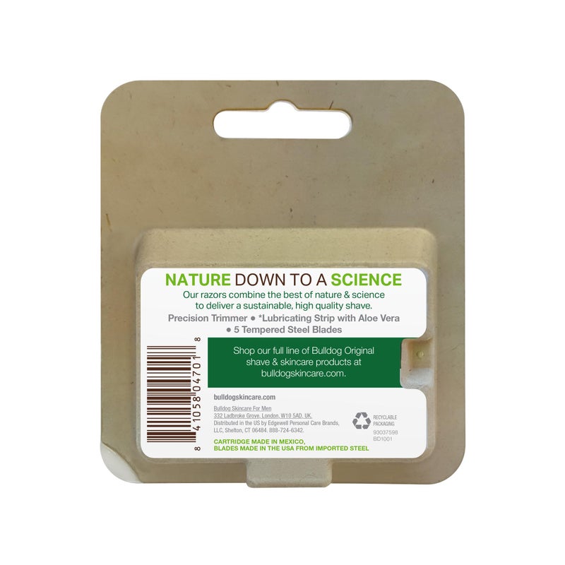 Bulldog Mens Skincare and Grooming Original Razor Blades Refills for Men, 8 Count - Image 5