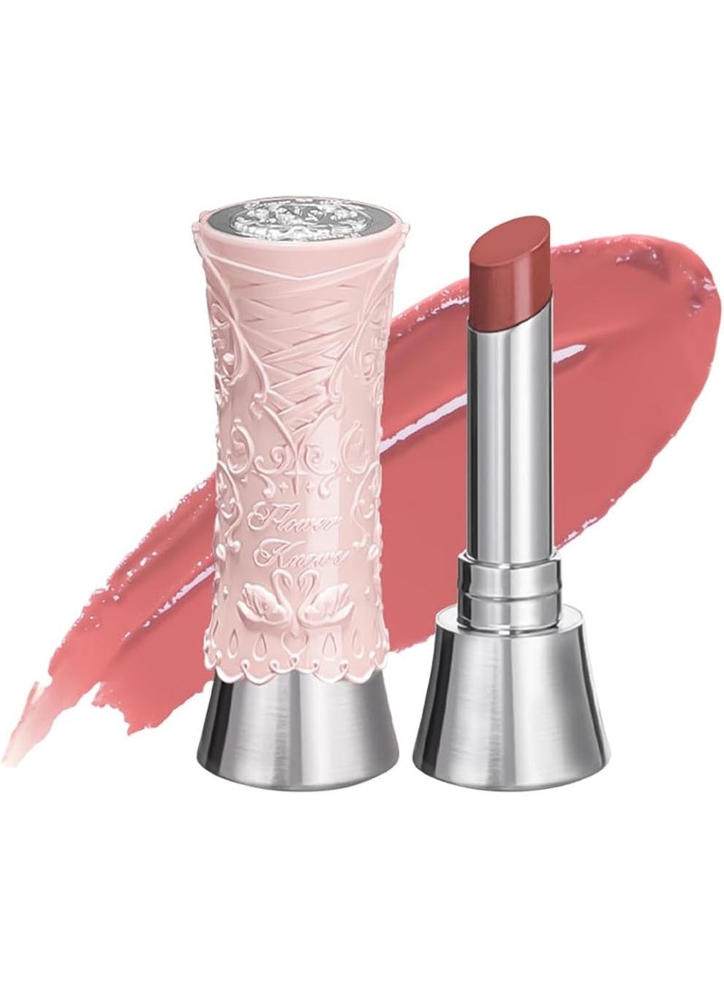 Flower Knows Swan Ballet Solid Lip Glaze Mirror Lipstick Profesional Makeup Lipgloss Moisturizing Korean Hydrating long-lasting color Red Lipstick (B02 Mary Jane) - Image 1