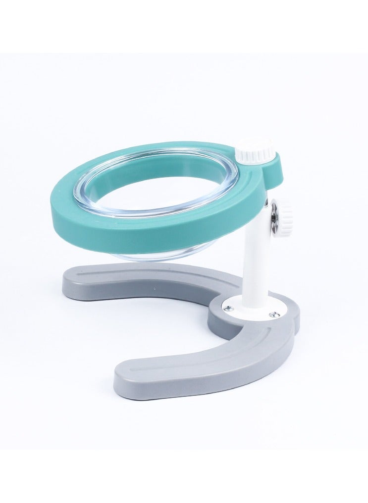 general Pet adjustable lifting bowl small dog cat anti-slip neck guard oblique glass cat food bowl - Image 1