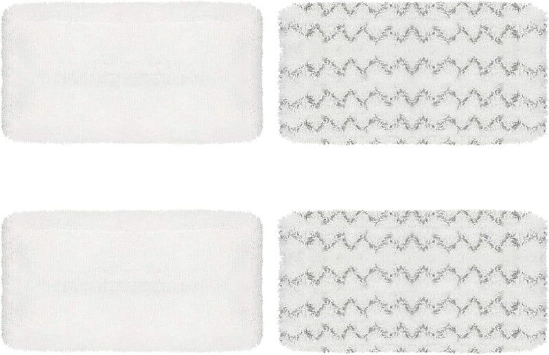 Wisorder 4 Pack Steam Mop Pads for Bissell Symphony 1252 1606670 1543 1652 1132 1530 11326 Vacuum and Steam Mop, Bissell 2747A Replacement Pads, Bissel Symphony Pet Mop Pads, Microfiber Washable & Reusable - Image 1