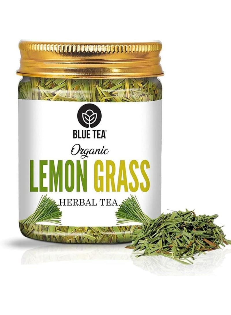 الشاي الأزرق شاي عشبة الليمون 100 جرام | 100 كوب | تعزيز عملية التمثيل الغذائي شاي التخلص من السموم | زهرة عشبية | خالي من الكافيين | خالي من الغلوتين | صفر سكر | ظهرت على خزان القرش | تغليف جرة PET - Image 1