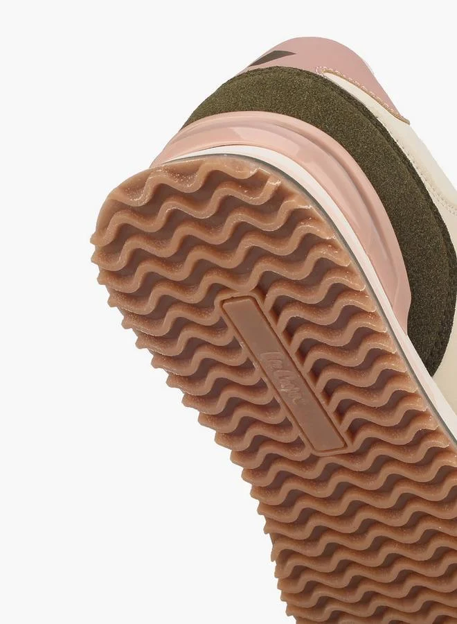 Lee Cooper BEIGE Women Colourblock Lace-Up Ankle Sneakers for Women | Best Price UAE