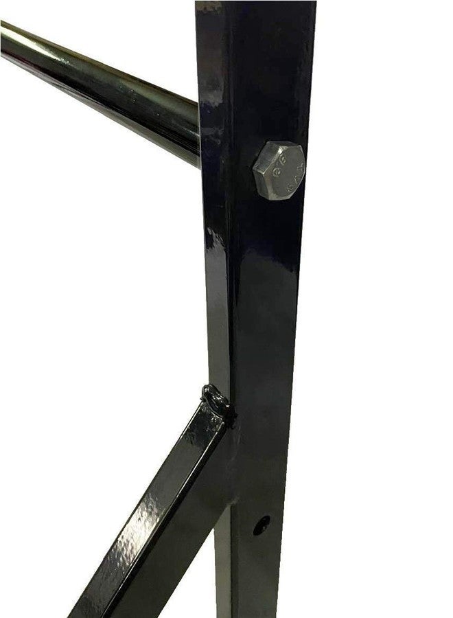 ALLYSON FITNESS Heavy Duty Commercial Style Wall Mounted Chin UP bar/Pull Up Bar (Black) - Image 3