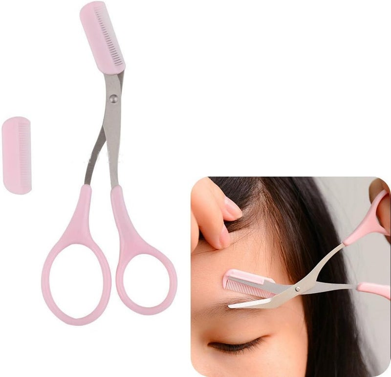 BeeSpring Eyebrow Scissors with Comb - Image 3
