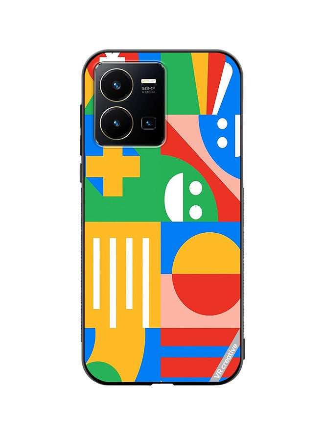 Protective Case Cover For Vivo Y35 Multicolor Design