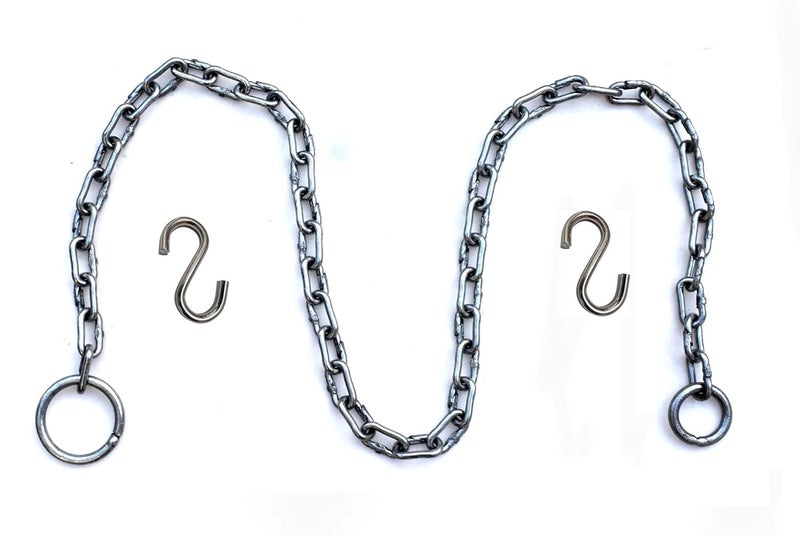 EVNCOM 3 feet Chain Metal Chain Swing Chain Hanging Chain for Indoor and Outdoor Punching Bag Chain Bicycle Chain Door Chain Strong & Heavy Duty Chain with 2S Hook - Image 5
