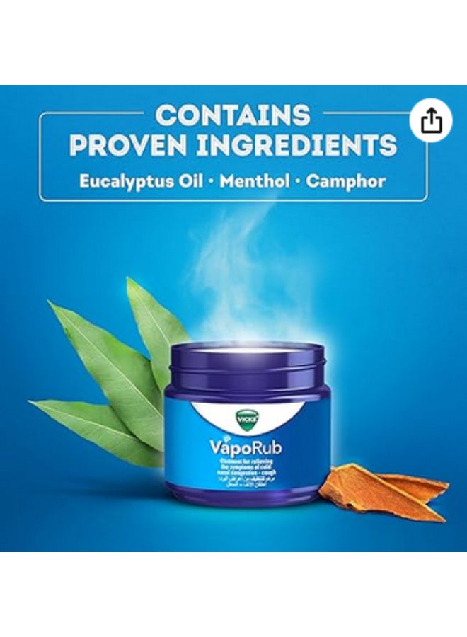 Vicks VapoRub Original - Ointment Balm For Colds Relief - 100g - Image 5