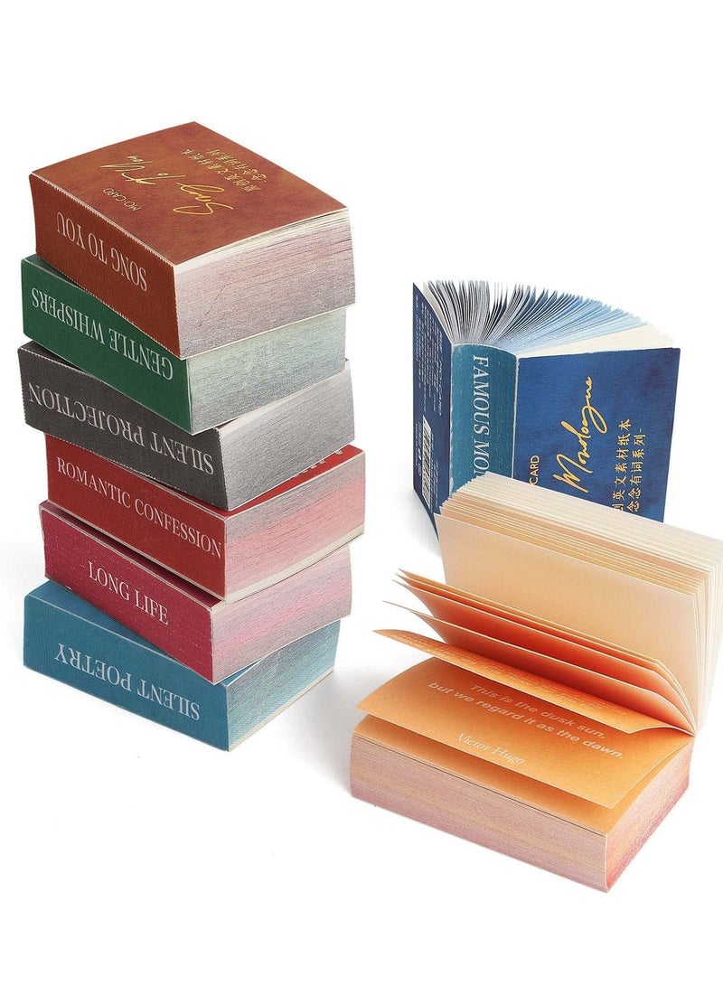 Y&D 800 Sheets Diy Mini Dictionary Scrapbook Decorative Craft Paper Set Vintage Small Supplies Magazine Album Notebook Stickers  - Image 1
