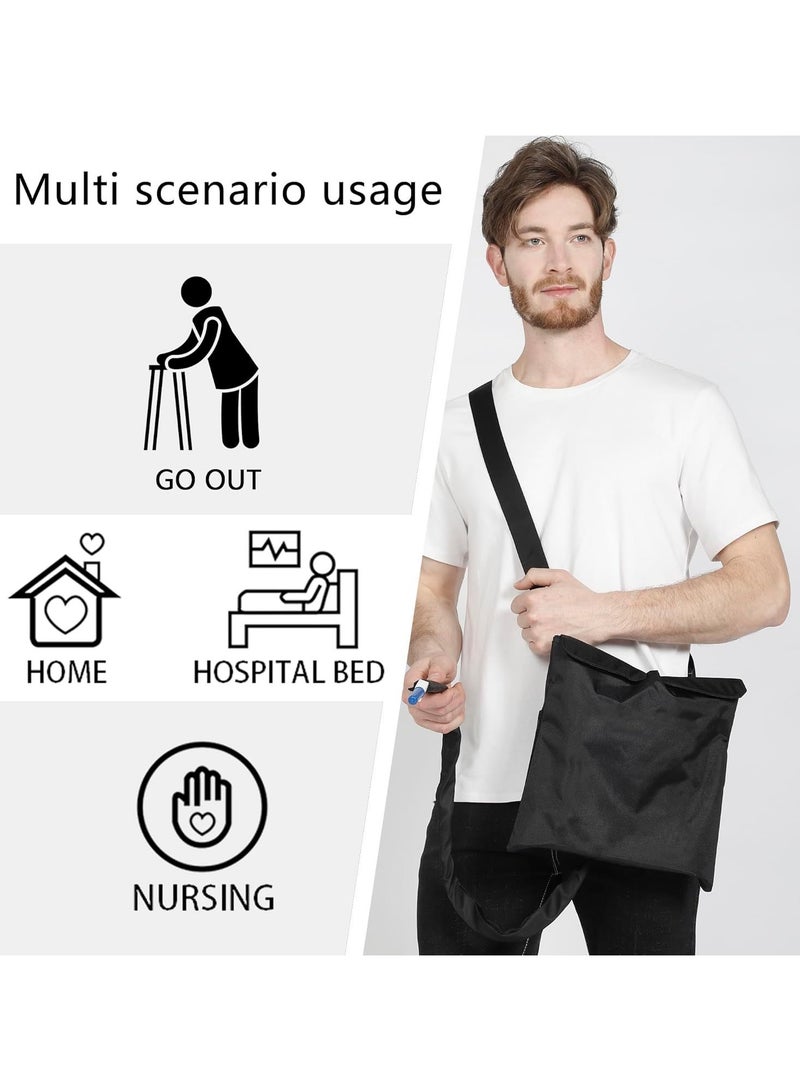 general Drainage Bag and Urine Bag Pouch with Adjustable Straps Privacy Canvas Bag for Urine Bag Storage Can Be Hung as a Catheter Bag - Image 2