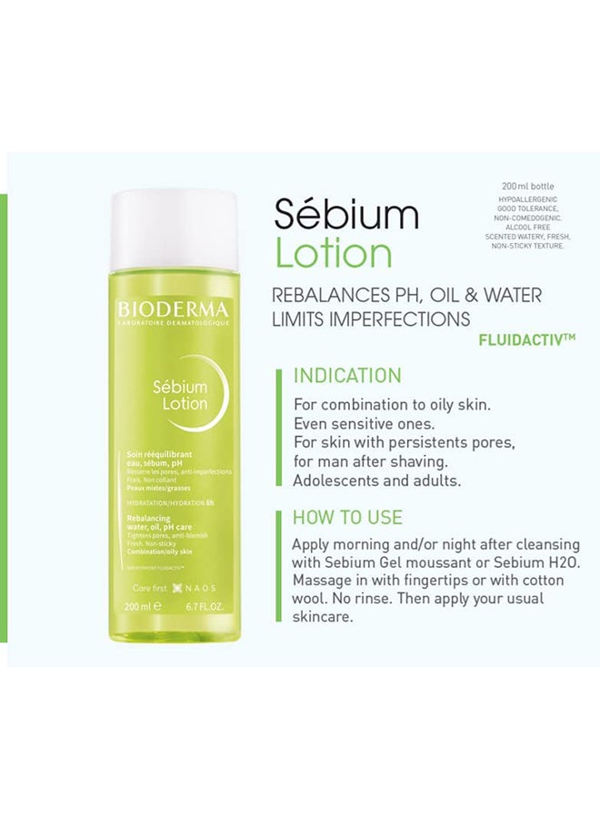 Bioderma Sebium Rebalancing Lotion 200ml - Image 3