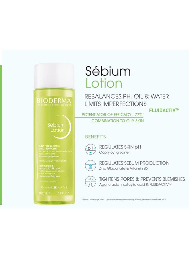 Bioderma Sebium Rebalancing Lotion 200ml - Image 2