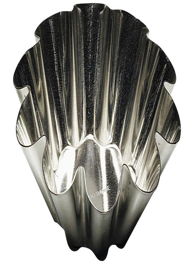 Gobel Fluted Brioche Heavy Tinned Steel Mold - 2-3/8" - Image 1