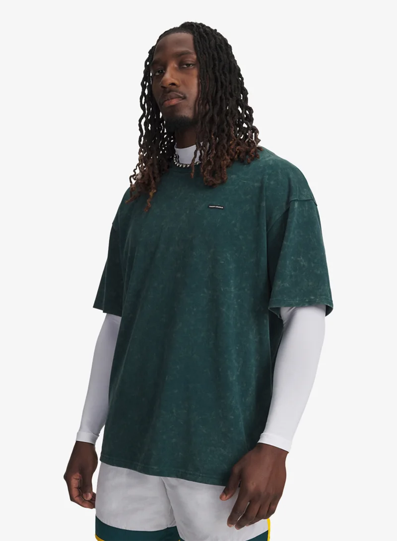 اندر ارمر Oversized Logo Washed T-Shirt