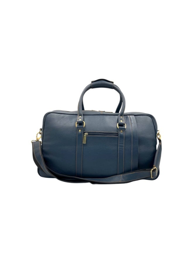 LAVERI LEATHER Sports Gym Bag Travel Duffel Bag with Shoes Compartment and Wet Pocket for Men Women, Large Weekend Overnight Luggage Bag Carry on Bag Yoga Tote Bags - Image 5