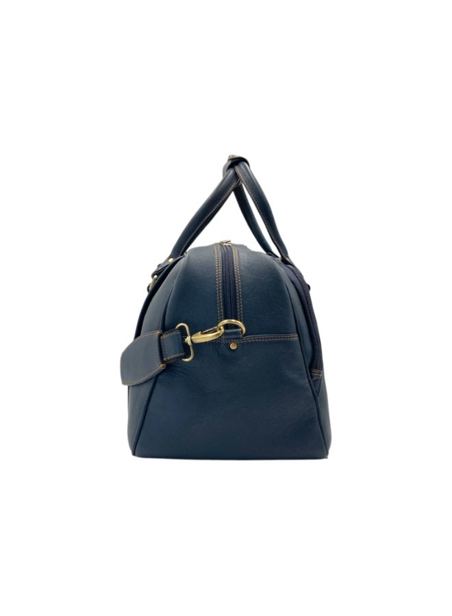 LAVERI LEATHER Sports Gym Bag Travel Duffel Bag with Shoes Compartment and Wet Pocket for Men Women, Large Weekend Overnight Luggage Bag Carry on Bag Yoga Tote Bags - Image 4