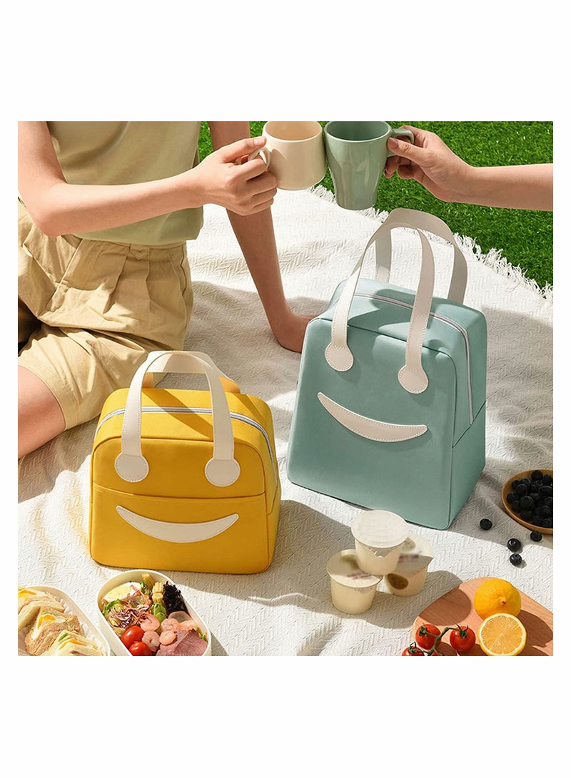 KASTWAVE Lunch Bag for Womens and Mens, Reusable Insulated Cooler Lunch Bag (Blue) - Image 4