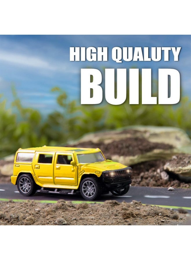 Wembley Hummer Car Toy Die-cast Model Car 1:32 Scale Metal Car Pull Back Super High Speed Car with Openable Doors Miniature Realistic Car for Kids Boys Girls - Image 4