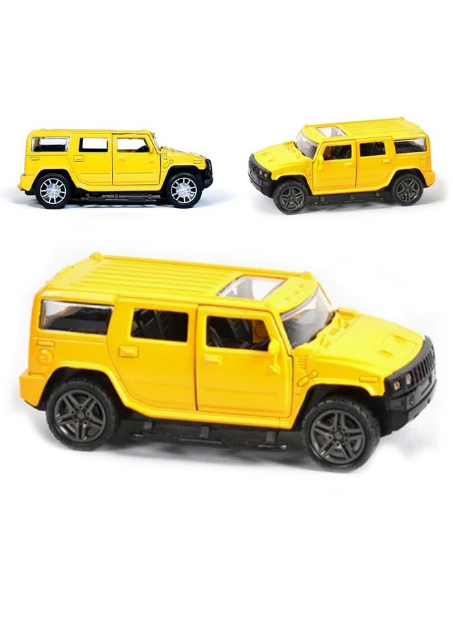 Wembley Hummer Car Toy Die-cast Model Car 1:32 Scale Metal Car Pull Back Super High Speed Car with Openable Doors Miniature Realistic Car for Kids Boys Girls - Image 1